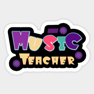 Music Teacher Sticker